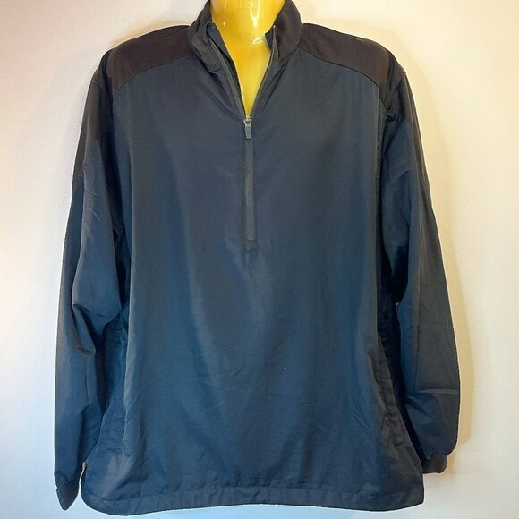 Sun Mountain Men's Navy Black Lightweight Jacket - Size Large - Picture 1 of 5